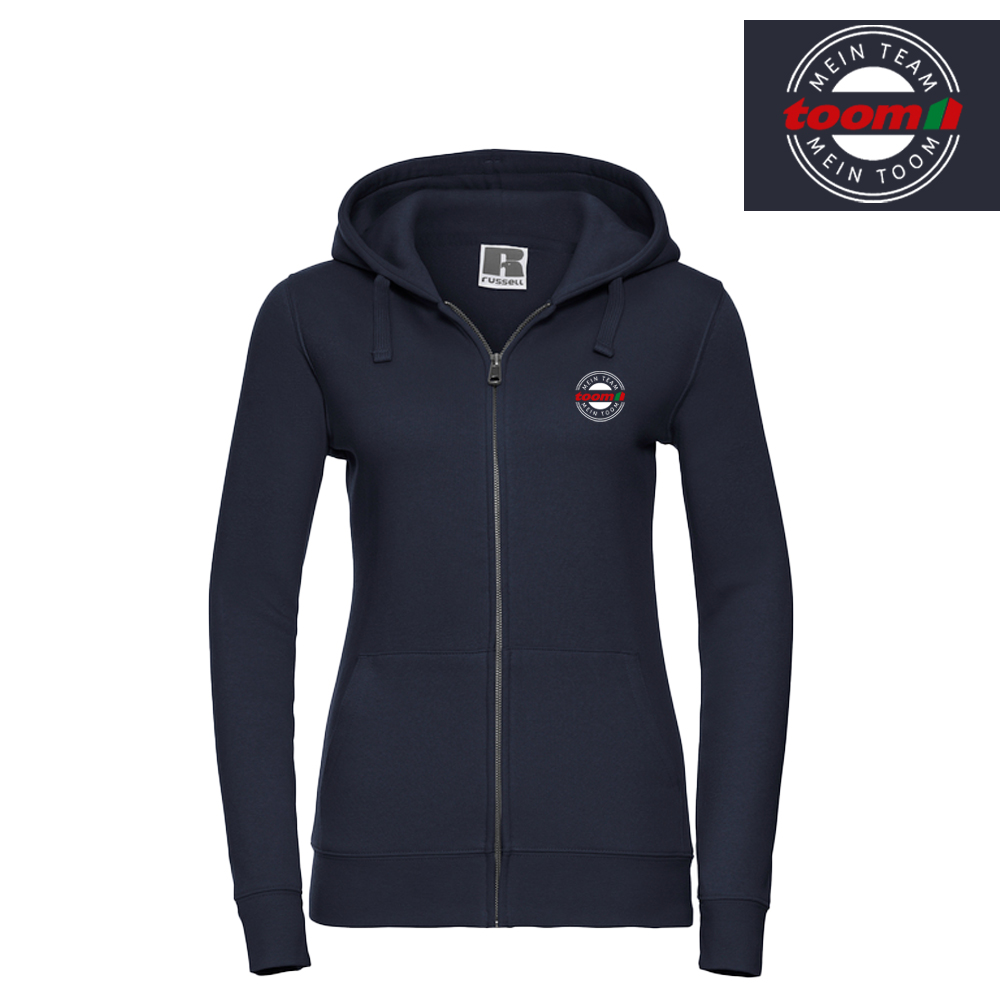 Bedruckte toom Hoodie Jacke Damen french navy M